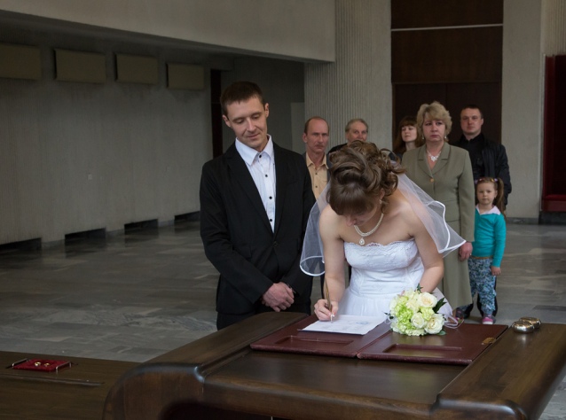 Jelenos ir Jono vestuvių ceremonijos fotografavimas, Vilnius